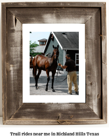 trail rides near me in Richland Hills, Texas